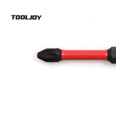 25mm 65mm 100mm Length Torsion Bit Pozidriv Pz2 Head Screwdriver Impact Bit