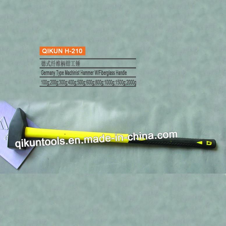 H-190 Construction Hardware Hand Tools American Straight Type Claw Hammer with Plastic Coated Handle