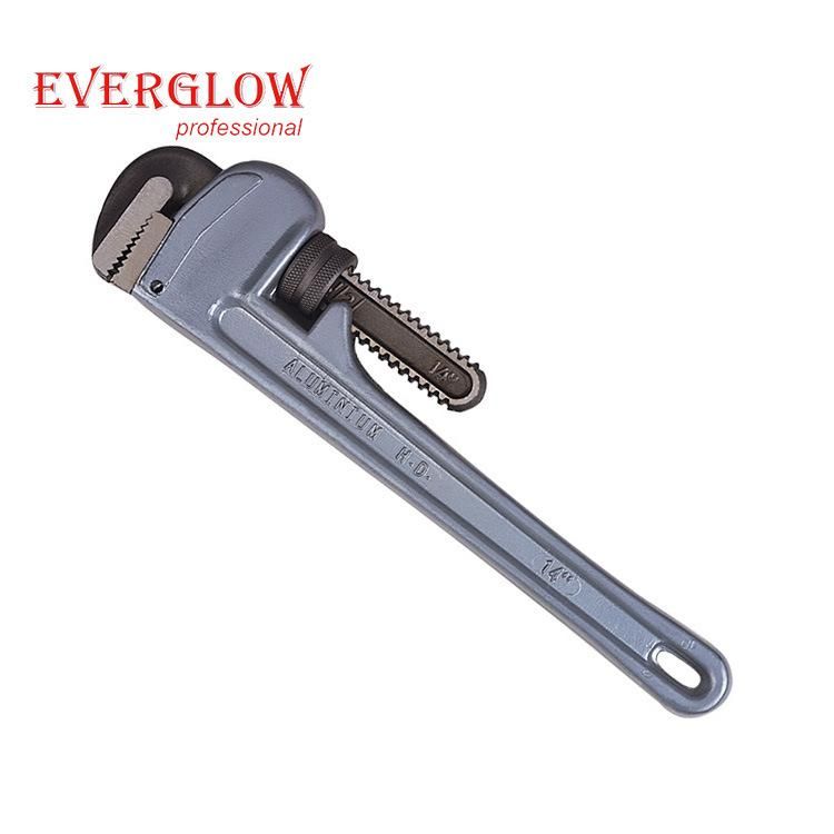 New Style Light-Duty American Type Pipe Wrench with Hollow Handle for Plumbing