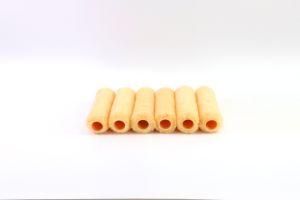 Comfortable Orange Polyester Fiber Roller Blue Plastic Handle Paint Roller Brush