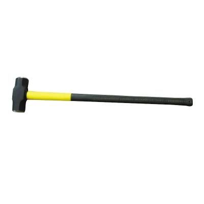 Carbon Steel Double-Face Hammer with Fiberglass Handle 8lb