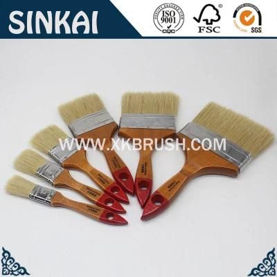 Bangladesh Platanus Wooden Handle with Bristle &amp; Synthetic Filaments Paint Brush