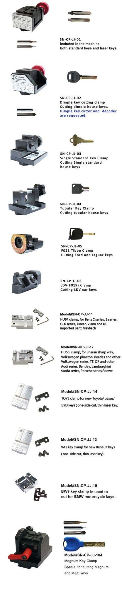 All-in-One Key Duplicating Cutting Machine with Software Update