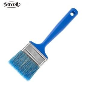 Flat Brush\ Plastic Brush Blue Tapered Filament with Grey Bristle Paint Brush