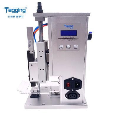 TM8009 Pneumatic Extra Long Fine Needle Tagging Machine for Thickness Socks and Towels Tag Tool
