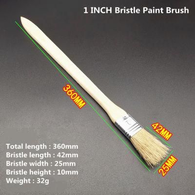 Wooden Long Handle Bristle Paint Brush Dust Removal Brush
