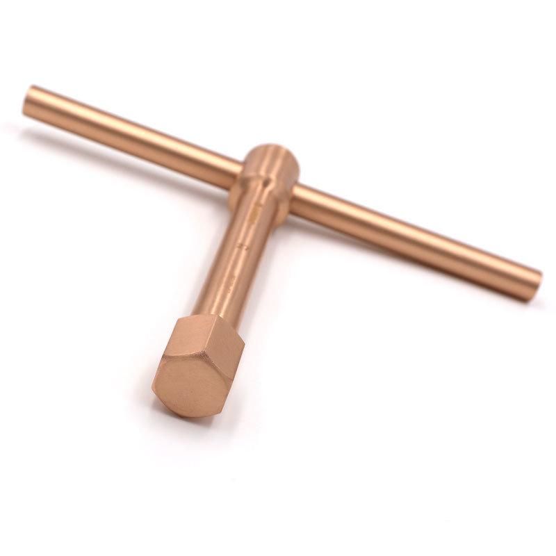 WEDO Non-Sparking T-Type Sliding Hex/Hexagon Wrench Beryllium Copper Spanner Spark-Free Tool