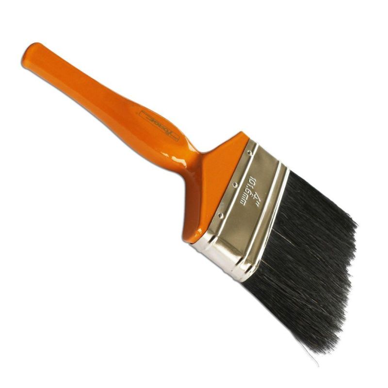 4" Superior Painting Tools Paint Brush with Natural Bristles and Wooden Handle