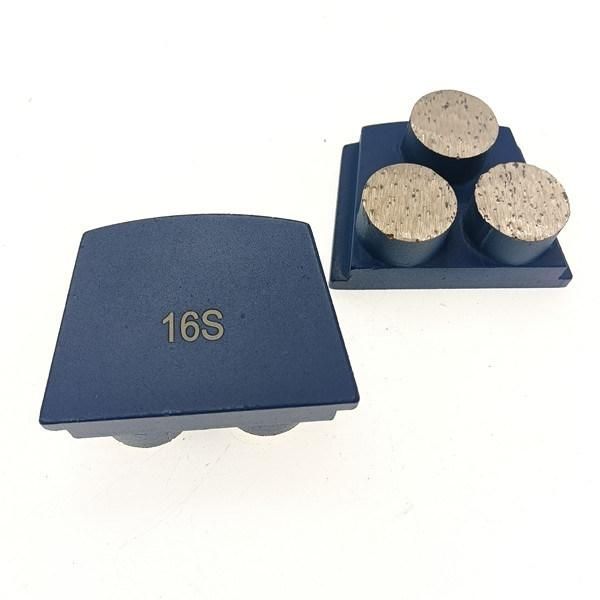 Three Button Segments Diamond Grinding Disc