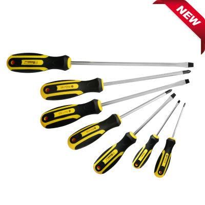 7PCS Hand Tools Cr-V Steel Blackened Magnetic Tips Screwdriver Set