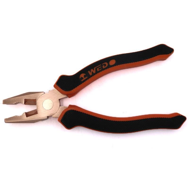 WEDO Beryllium Copper Pliers High Quality Non-Sparking Lineman′ S Pliers Wire Stripper, Bam & FM Certificate