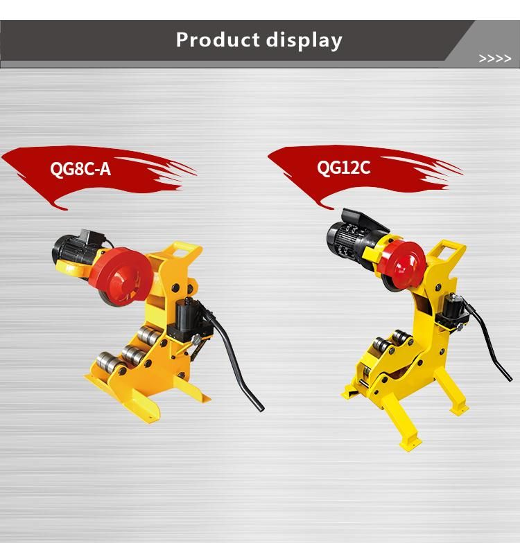 Qg12c Portable Steel Pipe Cutting Machine for Pipes to 12