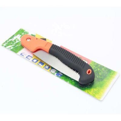 Colorful Plastic Handle Manganese Steel Blade Gardening Pruning Saws for Tough Branches