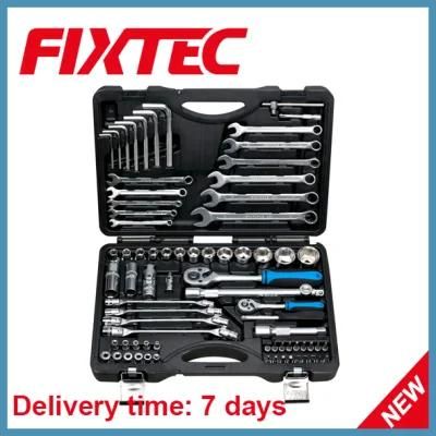 Fixtec 76PCS CRV Car Repair Wrench Kit Socket Tool Set