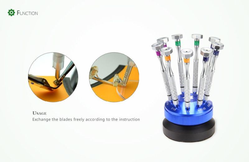 Optical Screwdriver Set with 9 PCS Screw Drivers