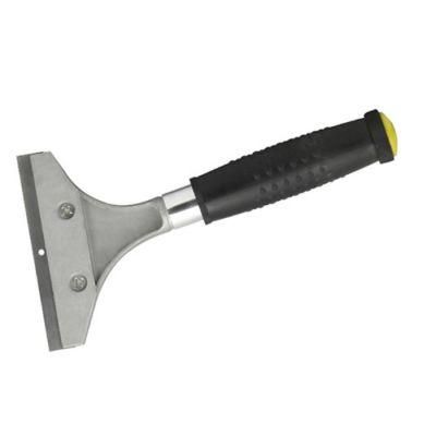 High Quality Professional Rubber Plastic Handle Flexible Carbon Steel Plastering Putty Knife
