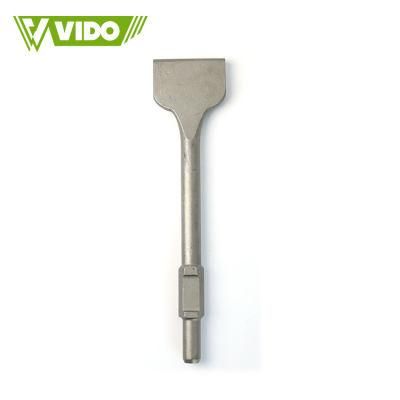 Vido Demolition Hammer Breaker Hex Flat Concrete Chisels