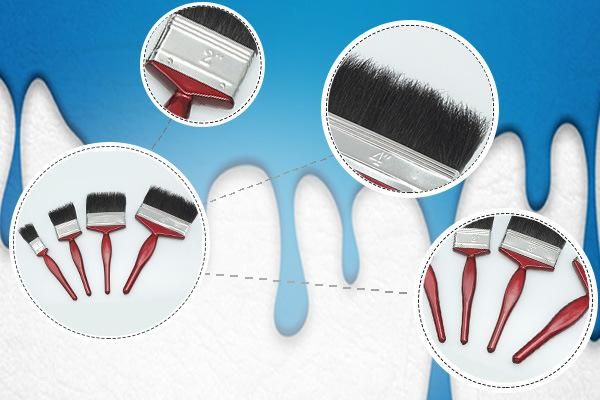 High Quality Wooden Handle Bristle Paint Brush Cleaning Tool