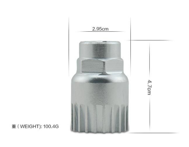 Bicycle Bike Cartridge B. B. Tool for Axle