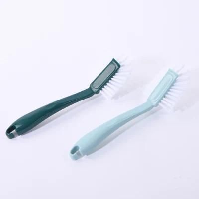 Wholesale Plastic Kitchen Scrub Brush Dish Scrubber Cleaning Brushes with Scraper for Pot Pan Sink