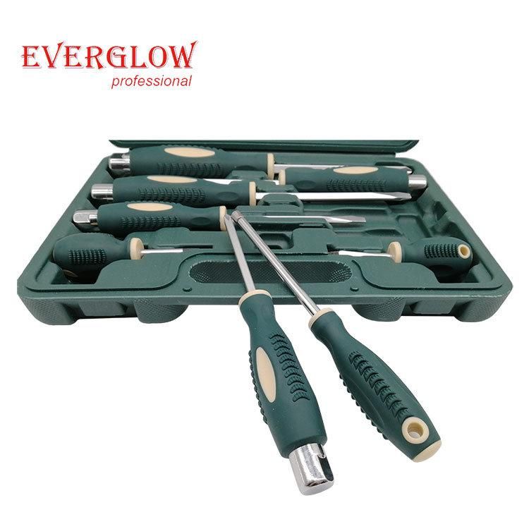 8PC Go-Thru Pound-Thru Screwdriver Set Screwdriver Slotted Phillips