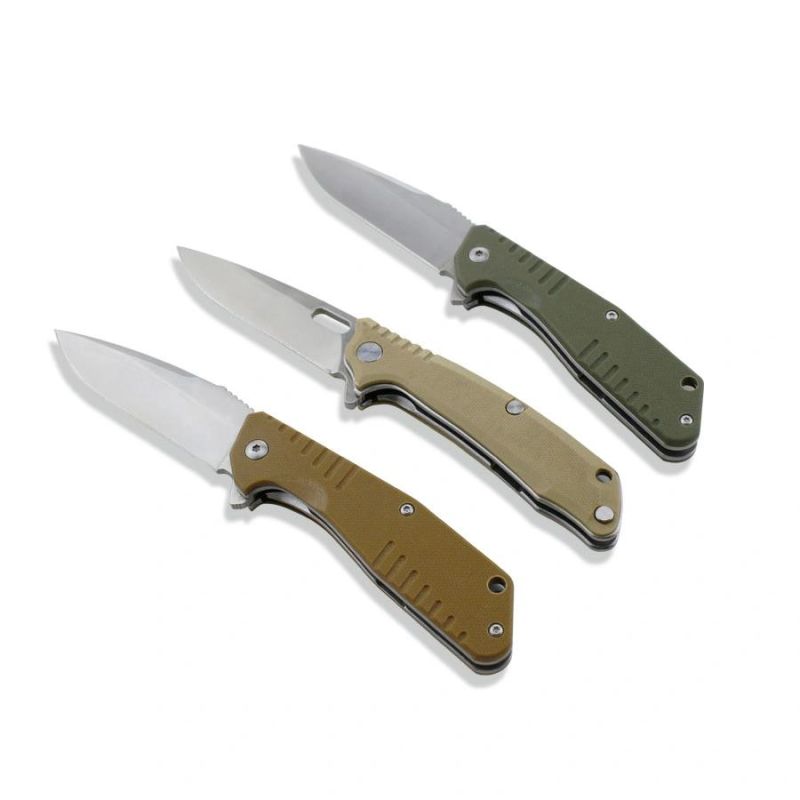 Folding Knife with Ox Bone Handle, Closed Length: 98mm