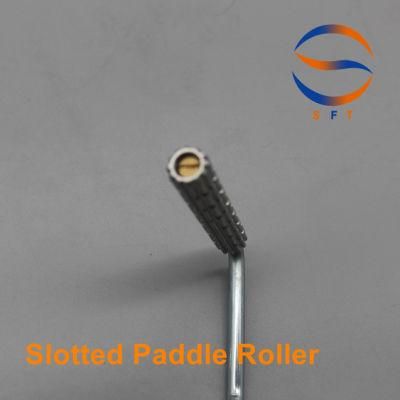 Customized FRP Laminate Rollers Aluminium Slotted Paddle Type
