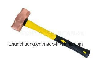 Copper Non Sparking Sledge Hammer with Fiber Handle