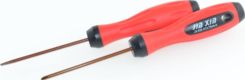 Red Soft TPR Handle S2 Magnetic Screwdriver Hand Tool