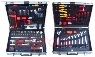 Hot Sale-198PCS Professional Aluminium Case Tool Set (FY198A)