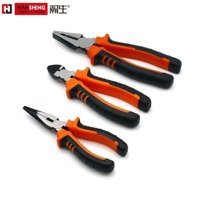 Professional Hand Tool, Combination Pliers, End Cutting Pliers, CRV or Carbon Steel