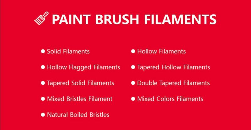 High Quality Cheap Price Synthetic Man Made Monofilament Paint Brush Filament