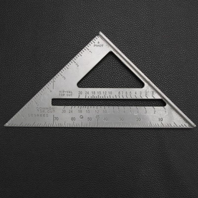 Woodworking Measuring Triangle Ruler High-Precision Triangle Ruler