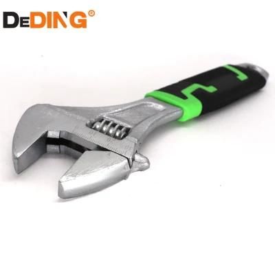 Metric Chrome Vanadium Steel Chrome Plated Adjustable Wrench