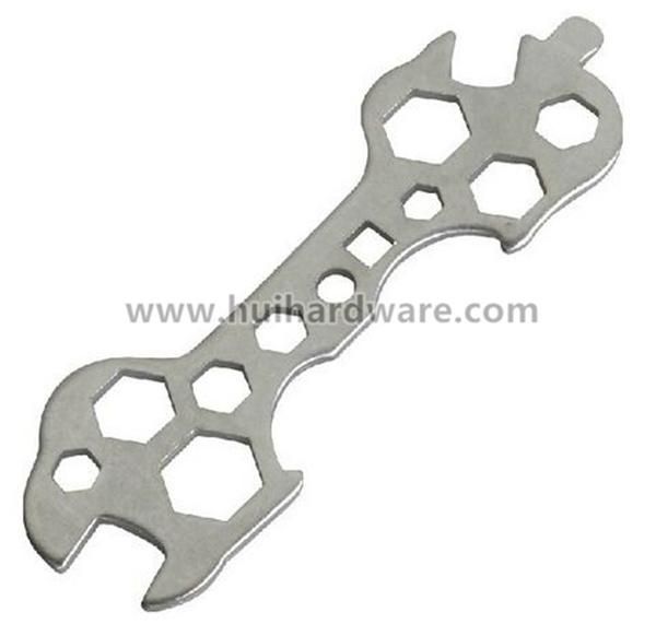 5-17mm Flat Ten in One Bicycle Repair Tools Spanner Wrench