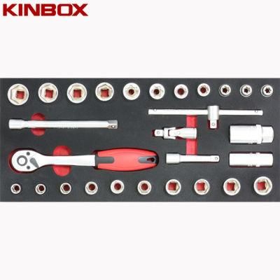Kinbox Professional Hand Tool Set Item TF01m103 3/8 Socket Set