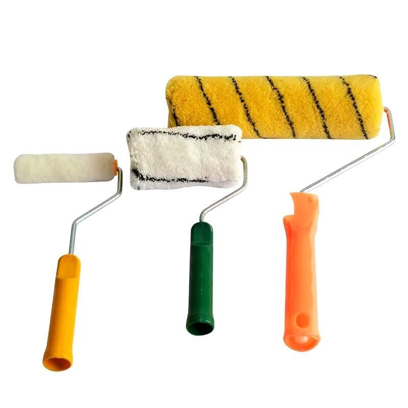 Wall Paint Brush Decorative Paint Roller Brush with Plastic Handle