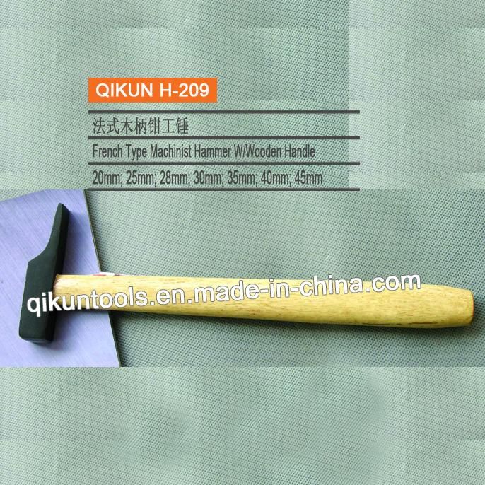 H-190 Construction Hardware Hand Tools American Straight Type Claw Hammer with Plastic Coated Handle