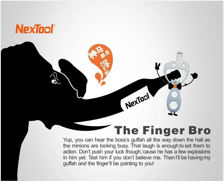 Nextool Muti Functional Wrench EDC Tool with Bottle Opener Screwdrivers