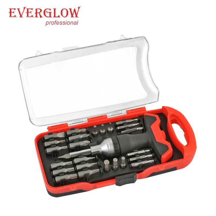32PC Bits Set Metric Socket Wrench Set 1/4′′ Hex Nut Driver Drill Bits