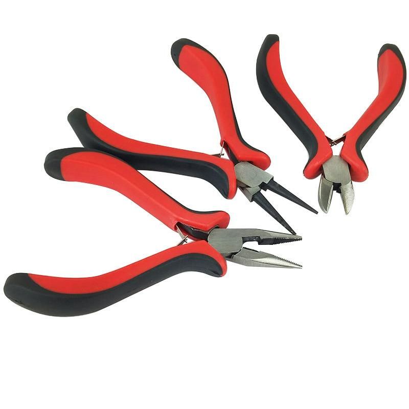 China Factory Professional Hand Tool Combination Casing Tip Monkey Pliers with Rubber Handles