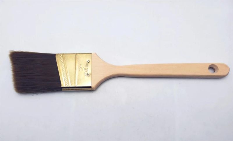 New Style Customized International Chopand 2in Wooden Handle Paint Brush