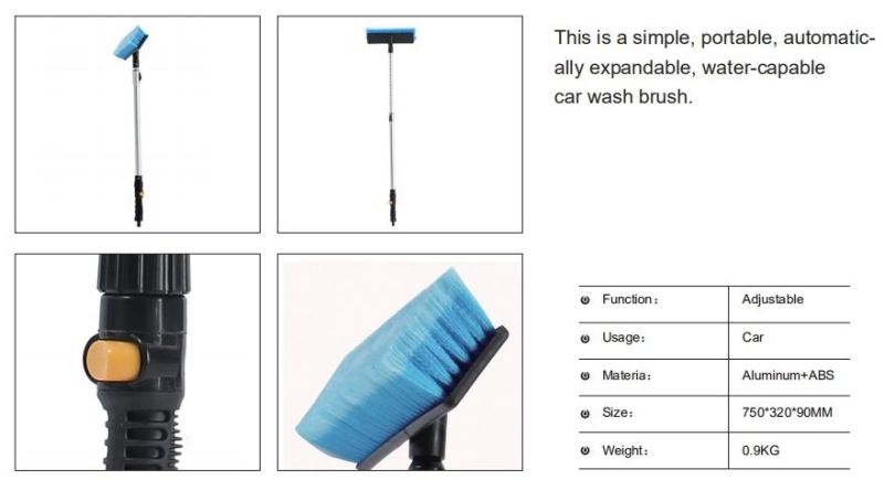 Automatic Elongation Car Wash Tool Water Brush