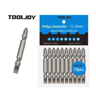 Magnetic S2 Material Double End Philips and Slotted Screwdriver Bit