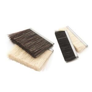 Horse Hair Door Seal Brush Aluminum Alloy Channel Strip Brush