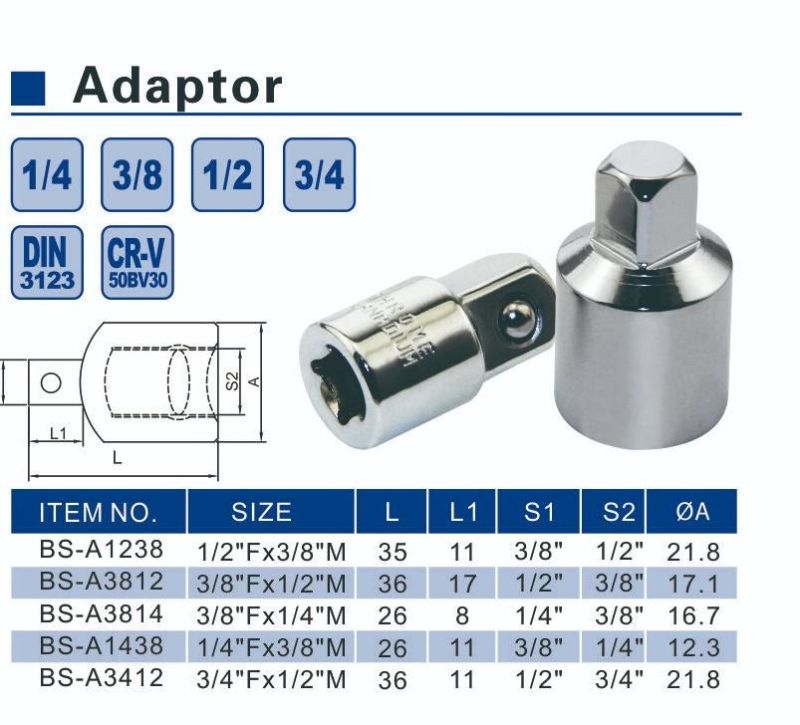 Multi 3/8′′ Hand Tool Socket Adaptor