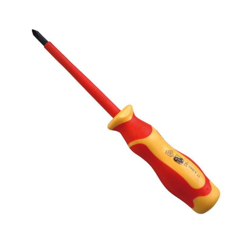 WEDO Insulated Phillips Screwdriver VDE 1000V Cross Screwdriver Doble Color Handle