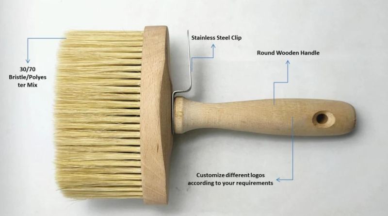 Beautiful Wood Handle Paint Brush