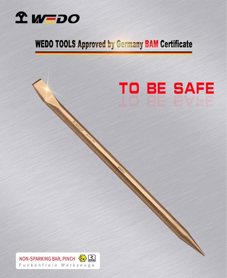 WEDO Beryllium Copper Bar Non-Sparking Pinch Bar Bam/FM/GS Certified