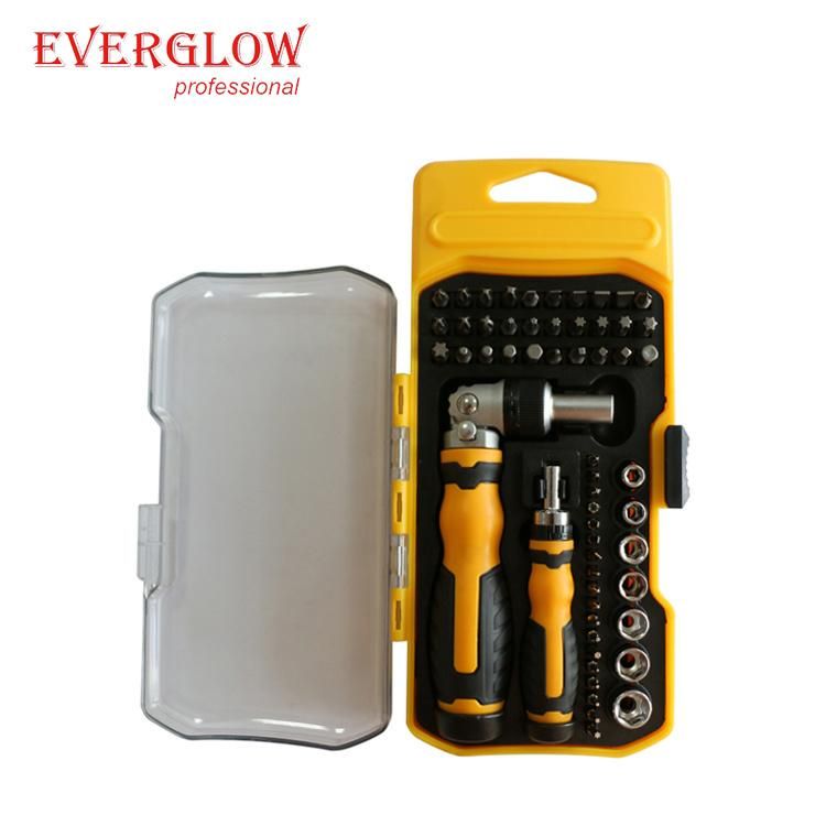 46 All-in-One Household Maintenance Tool Set Multi-Function Ratchet Screwdriver Set